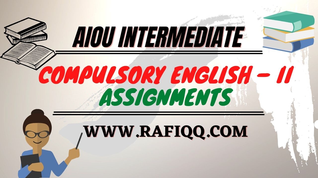 aiou assignment english 387