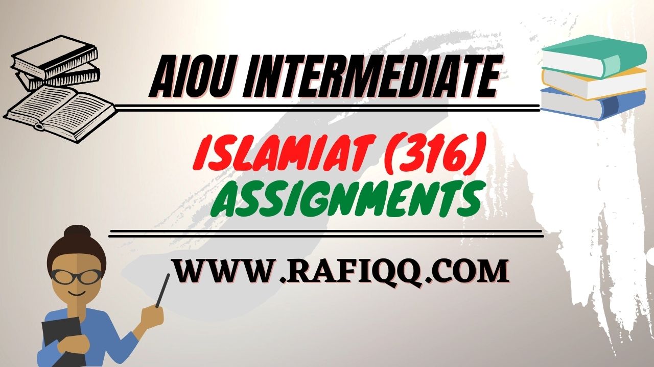 aiou solved assignment 1 code 316