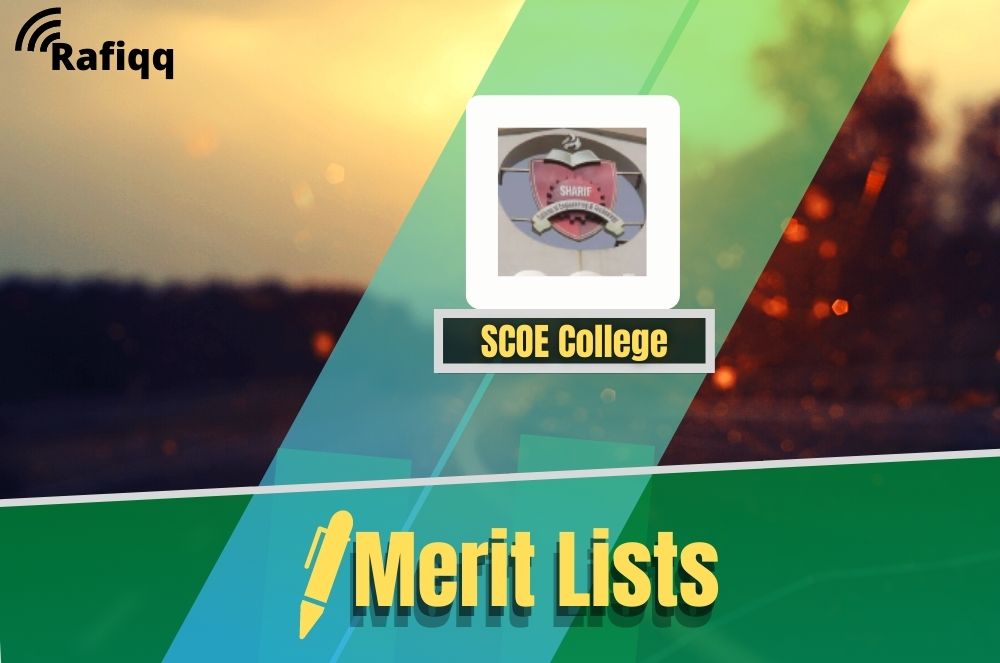 Sharif College Of Engineering Merit Lists
