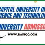 Capital University Of Science And Technology Islamabad Admission