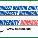Shaheed Benazir Bhutto University Sheringal Admission