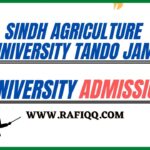 Sindh Agriculture University Tando Jam Admission