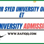 Sir Syed University of Engineering and Technology Admission