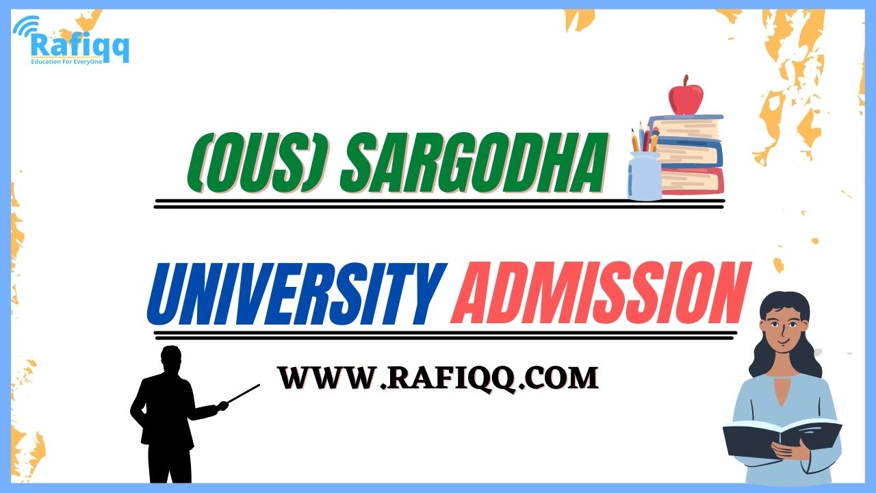 University Of Sargodha Uos Admission