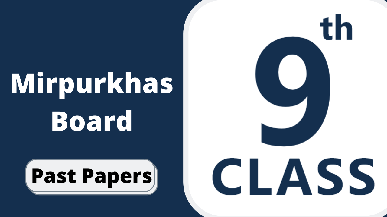 BISE Mirpurkhas Board 9th Class Biology Past Papers