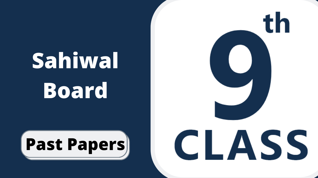 BISE Sahiwal Board 9th class Punjabi Past Papers