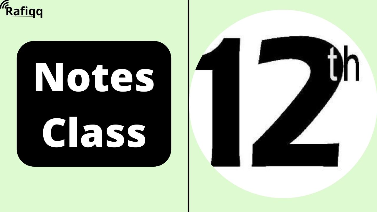 12th Class Economics Notes All Chapters