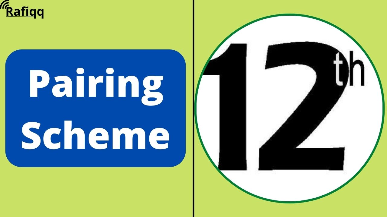 12th Class English Pairing Scheme for All Boards
