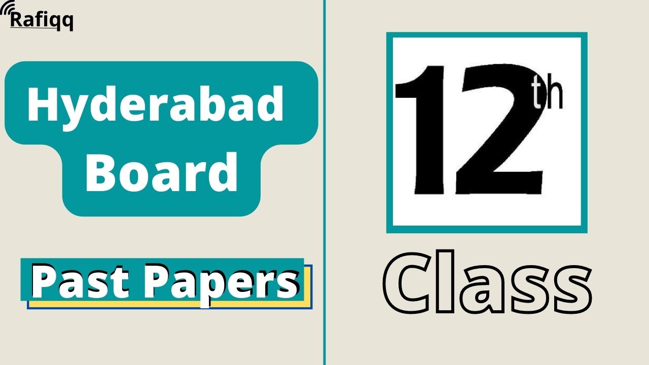 BISE Hyderabad Board 12th Class Pak Studies Past Papers