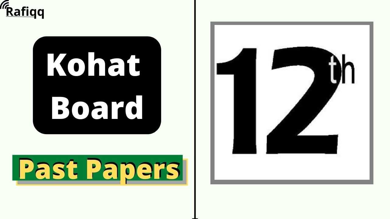 BISE Kohat Board 12th Class Pak Studies Past Papers