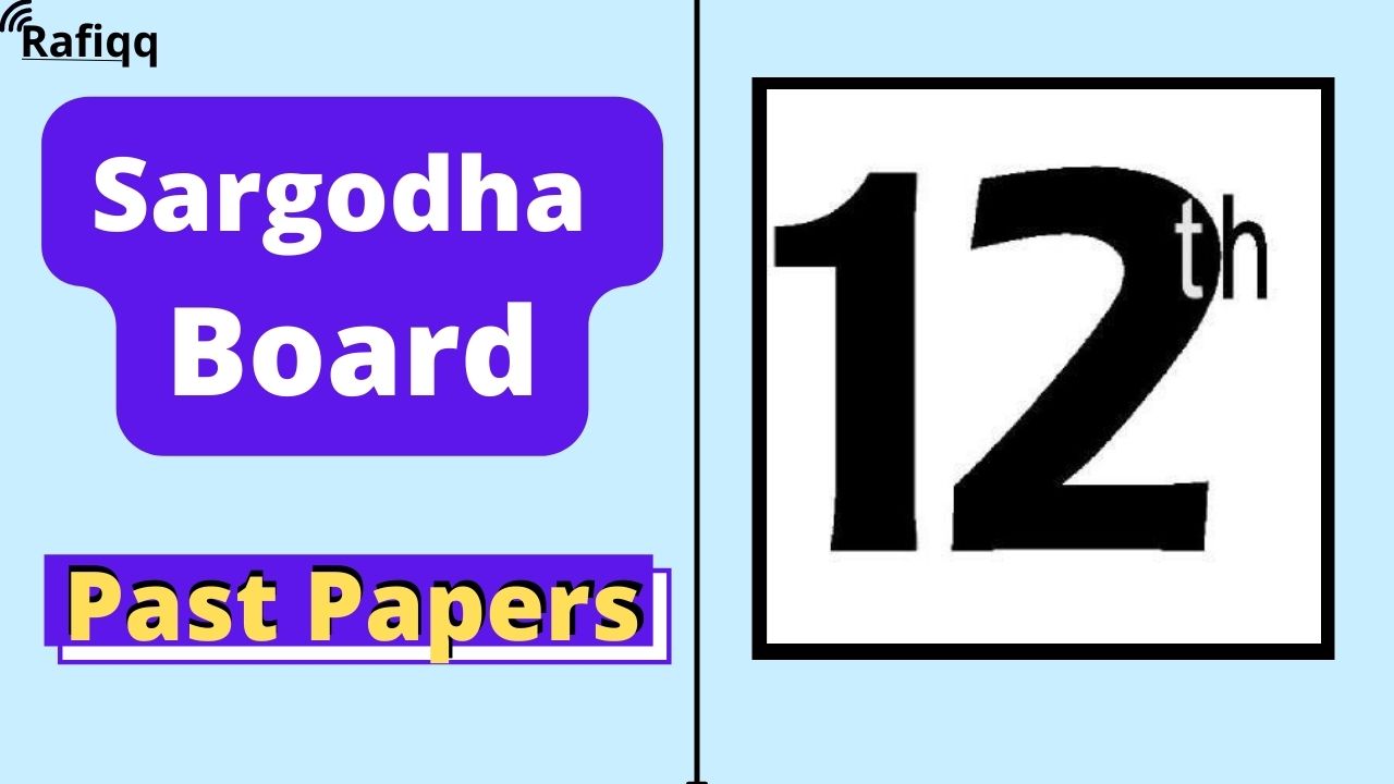 BISE Sargodha Board 12th Class Chemistry Past papers