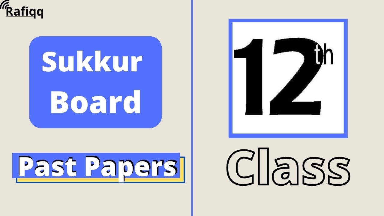 BISE Sukkur Board 12th Class Chemistry Past Papers