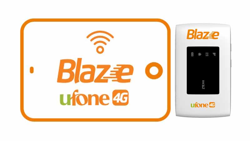 Ufone Blaze Broadband 4G Wifi Devices Packages List