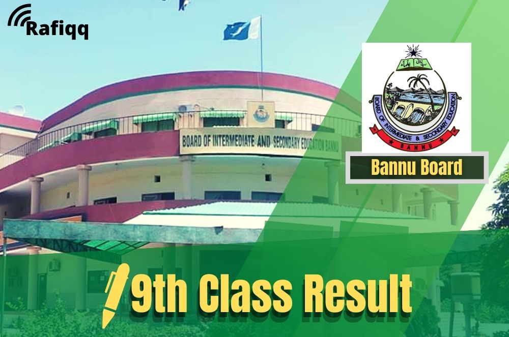 9th Class Result 2023 BISE Bannu Board