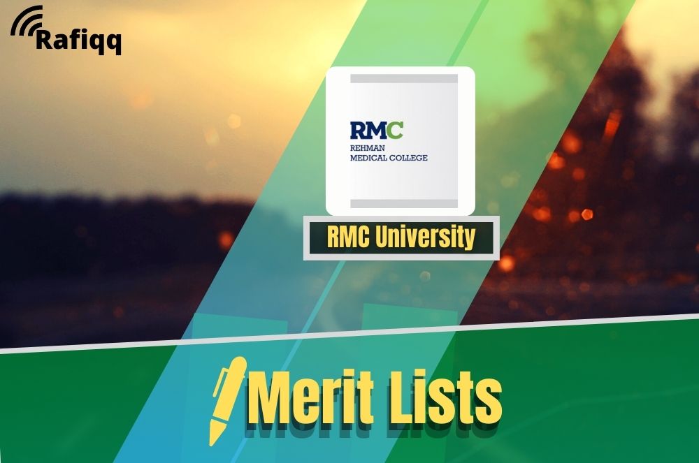 Rehman Medical College Peshawar Merit Lists 2023